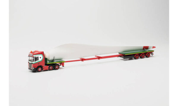 Herpa: Scania CS 20 HD Teletrailer-Sz. mit Windradflügel „Vlastuin“-0