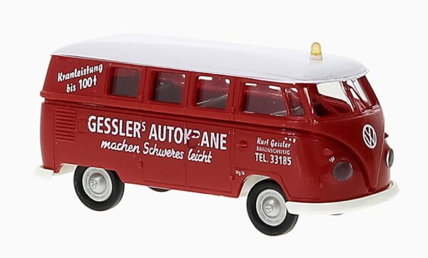 Brekina: VW T1b Kombi "Gesslers Autokrane"-0