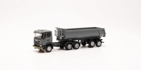 Herpa: Scania CG 17 6x6 Rundm.-Sz., grau/gelb-0