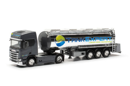 Herpa: Scania CR20 HD Lebensmittelchromtank-Sz. "Tank Expert"-0