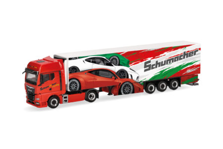 Herpa: MAN TGX GX Kühlkoffer-Sattelzug "Schumacher"