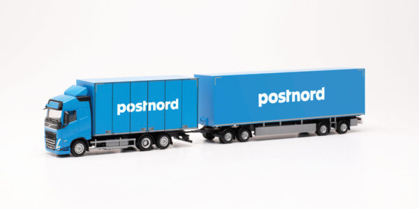Herpa: Volvo FH Gl. 2020 Schwedencombi "Postnord"-0