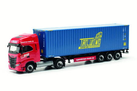 Herpa: Iveco S-Way LNG Cont.-Sz. "HH Bode/Tailwind"-0