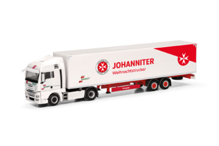 Herpa: MAN TGX XLX Euro6c Ko-Sz. "Wandt/Johanniter Weihnachtstruck" -0