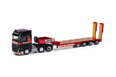 Herpa: Volvo FH GL 2020 Semitieflade-Sz. "Mammoet Road Cargo" -0