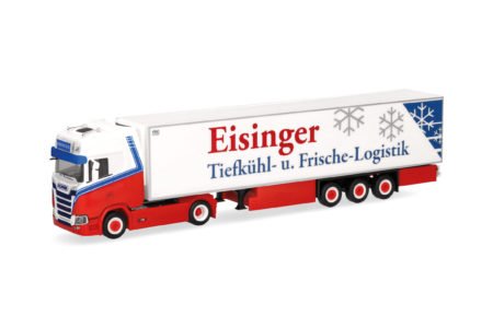 Herpa: Scania CS 20 HD Kühlkoffer-Sattelzug "Eisinger"