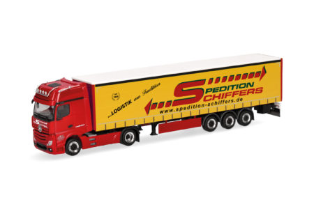 Herpa: MB Actros GS Gardinenplanen-Sattelzug "Spedition Schiffers"