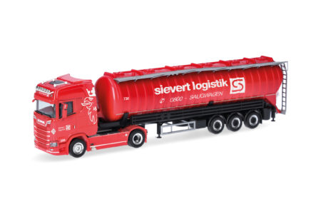 Herpa: Scania CS 20 HD Saugsilo-Sattelzug "Sievert Logistik"
