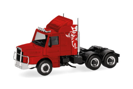 Herpa: Scania Hauber 142 Zugmaschine 3achs (6x4), rot