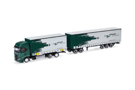Herpa: Iveco S-Way GaPl-Hz. (Lang-Lkw) "Spedition Schwarz"