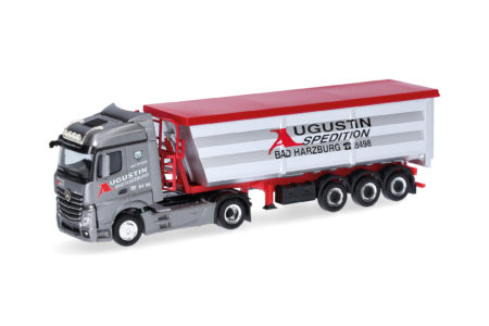 Herpa: MB Actros SS Stahlmulden-Sattelzug "Augustin Spedition"