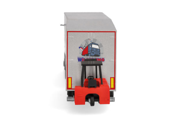 Herpa: MB Actros Jumbo-GaPl-Tandem-Hz. mit Stapler "Wilkening" – Bild 2