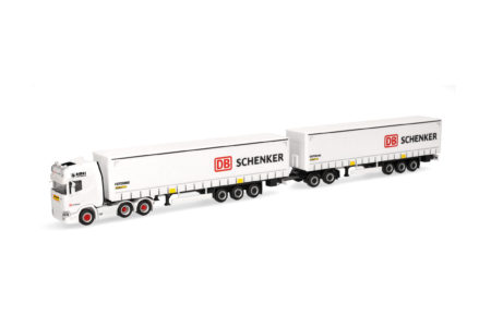 Herpa: Scania CR 20 HD KüKo-Sz. mit zweitem Auflieger (Lang-Lkw) "DB Schenker"
