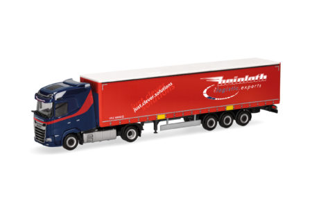 Herpa: DAF XG Gardinenplanen-Sattelzug "Heinloth"