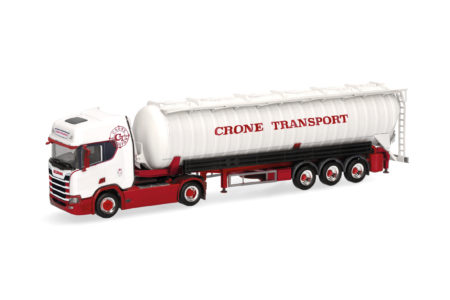 Herpa: Scania CR 20 HD Saugsilo-Sz. "Crone Handel und Transport"