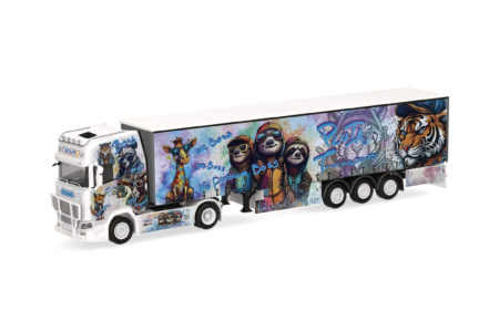 Herpa: Scania CS 20 HD Gardinenplanen-Sattelzug "Pluta" (PL)
