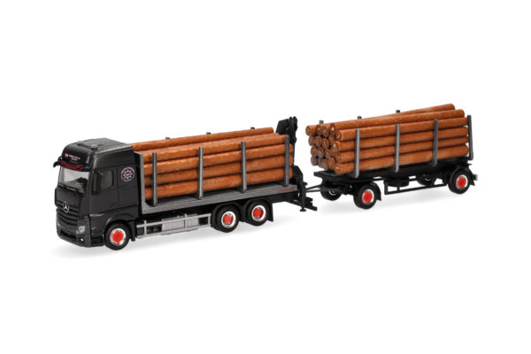 Herpa: MB Arocs 18 BS Holztransporter-Hz. "Jürgen Ehrmann Transporte"