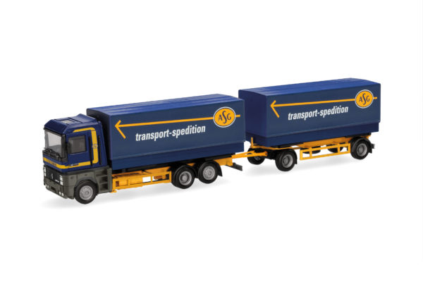 Herpa: Renault AE Wechselpritschen/planen-Hängerzug "ASG" (SW)