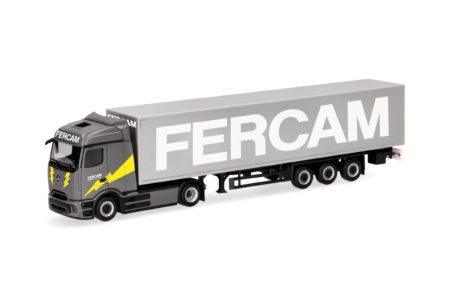 Herpa: MB eActros 600 ProCabin SS Gardinenplanen-Sz. "Fercam" (I)