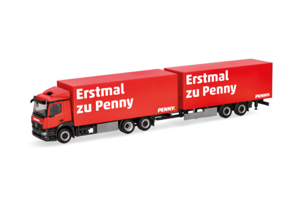 Herpa: MB Actros CS Kühlkoffer-Hängerzug "Penny"