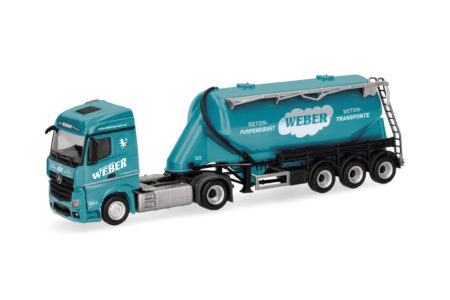Herpa: MB Actros '18 SS Eutersilo-Sz. "Weber Betonpumpen" (AT)