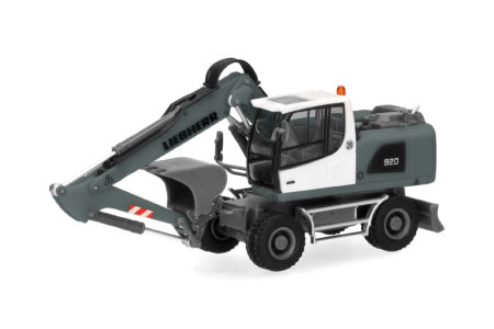 Herpa: Liebherr Mobilbagger A920 Litronic, grau/gelb