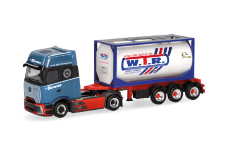 Herpa: MB Actros L ProCabin GS 20-ft-Tankcont.-Sz. "Bermes"