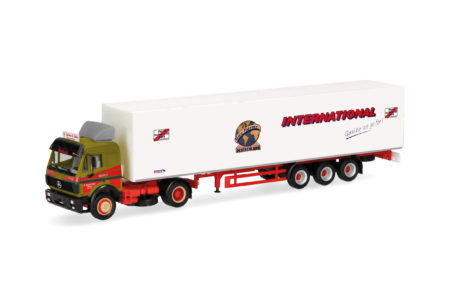 Herpa: MB SK '88 Koffer-Sattelzug "Uwe Harms International"