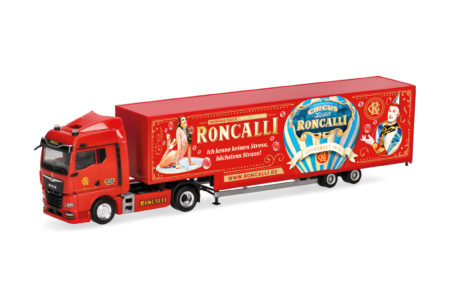 Herpa: MAN TGX GM Jumbokoffer-Sattelzug "Roncalli"