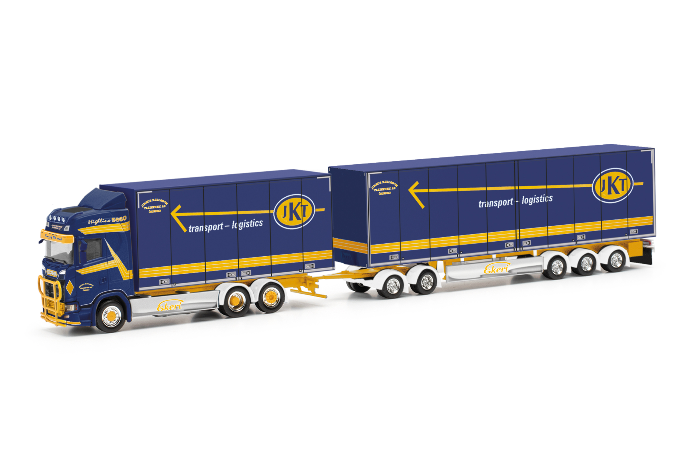 Herpa: Scania CS 20 HD Schwedenkombi-Hz. "Jimmie Karlsson" (SW)