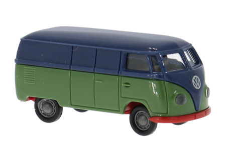 Brekina: VW T1a Kastenwagen, dunkelblau/grün "Economy"