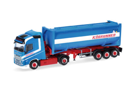 Herpa: Volvo FH GL 2020 30ft Drucksilo-Sz. "Köbrunner" (A)