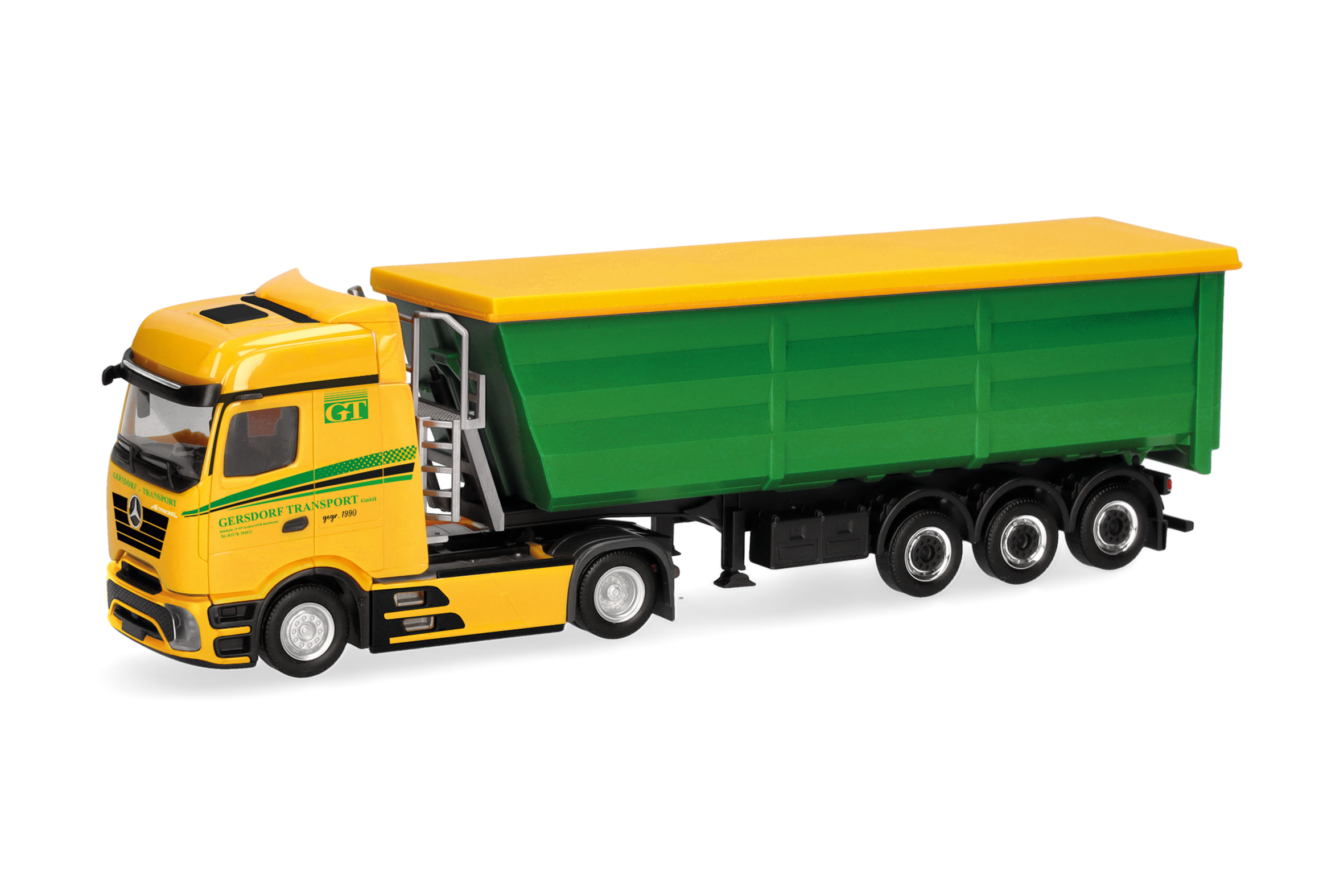 Herpa: MB Actros L ProCabin BS Stahlm-Sz. "Gersdorf Transport"