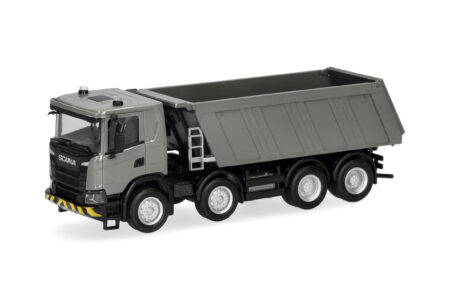 Herpa: Scania XT 17 Kipp-Lkw (4a), grau-gelb