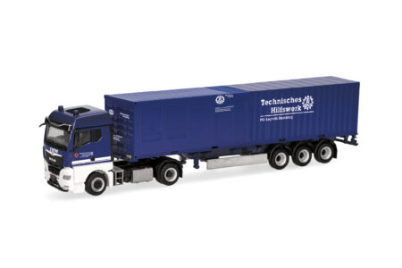 Herpa: MAN TGX GM Container-Sattelzug "THW Hamburg"