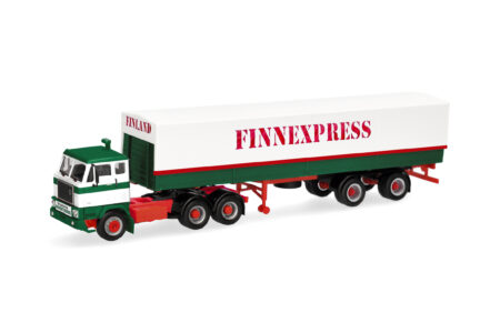 Herpa: Volvo F88 Planen-Sattelzug "Finnexpress" (FIN)