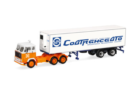 Herpa: Volvo F89 Kühlkoffer-Sattelzug "Sovtransavto" (RUS)