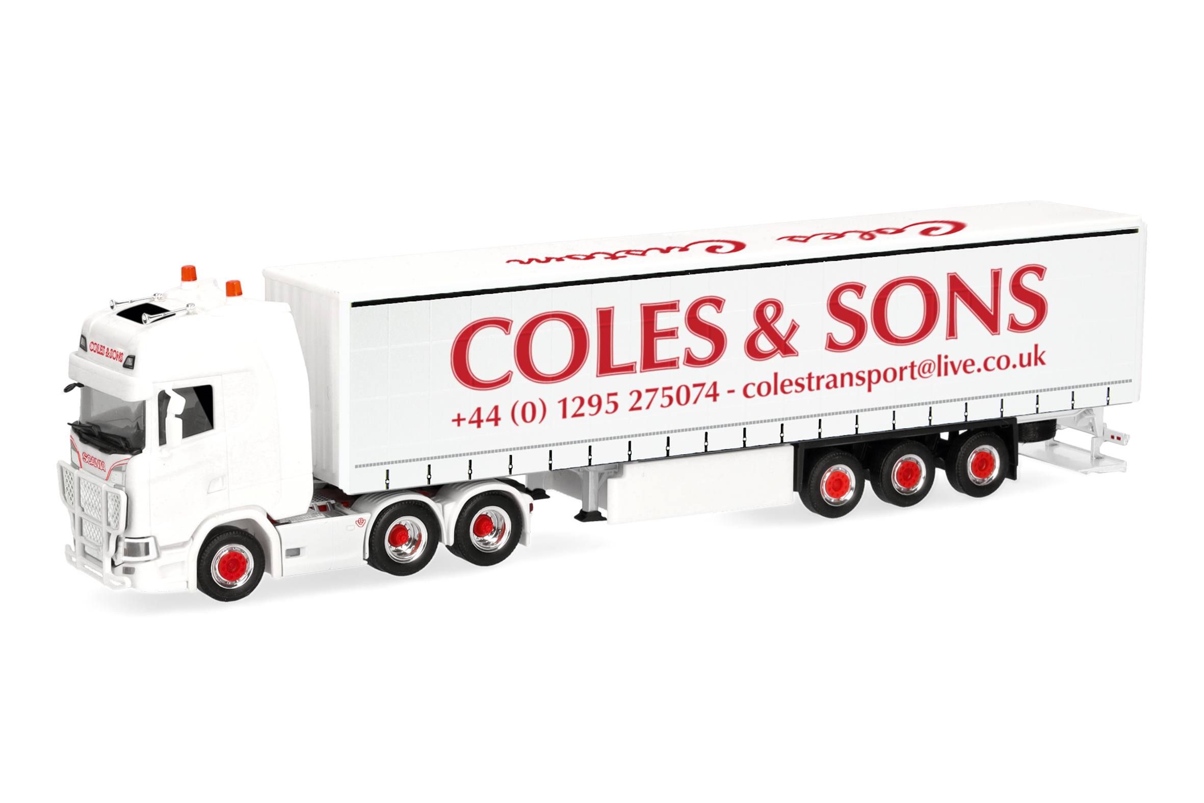 Herpa: Scania CS 20 HD GaPl-Sz. "Coles & Sons" (GB)