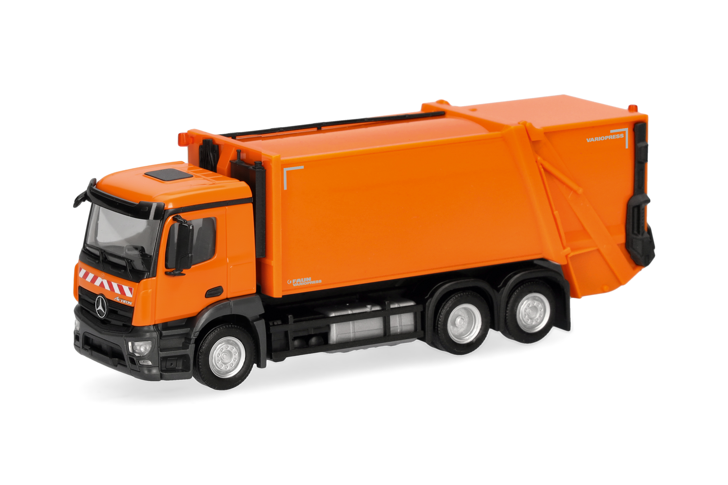 Herpa: MB Actros M Pressmüllfahrzeug, kommunalorange