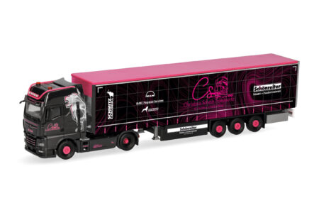 Herpa: MAN TGX GX Gardinenplanen-Sattelzug "Christina Scheib"