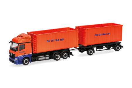 Herpa: MB Actros SS 2.3 Abrollmulden-Hz. "Deutrans"