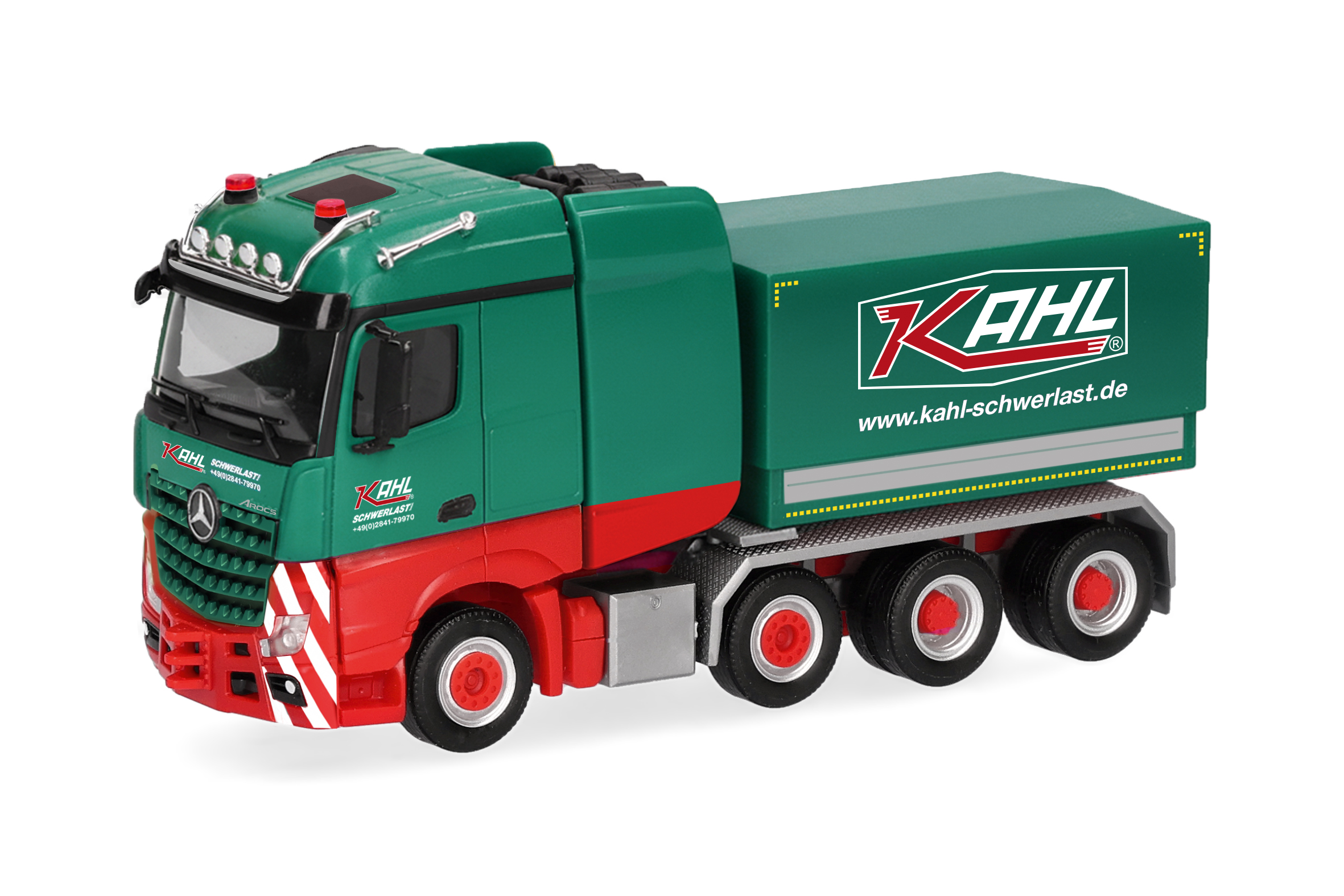 Herpa: MB Arocs Schwerlastzugm. 4achs "Kahl"