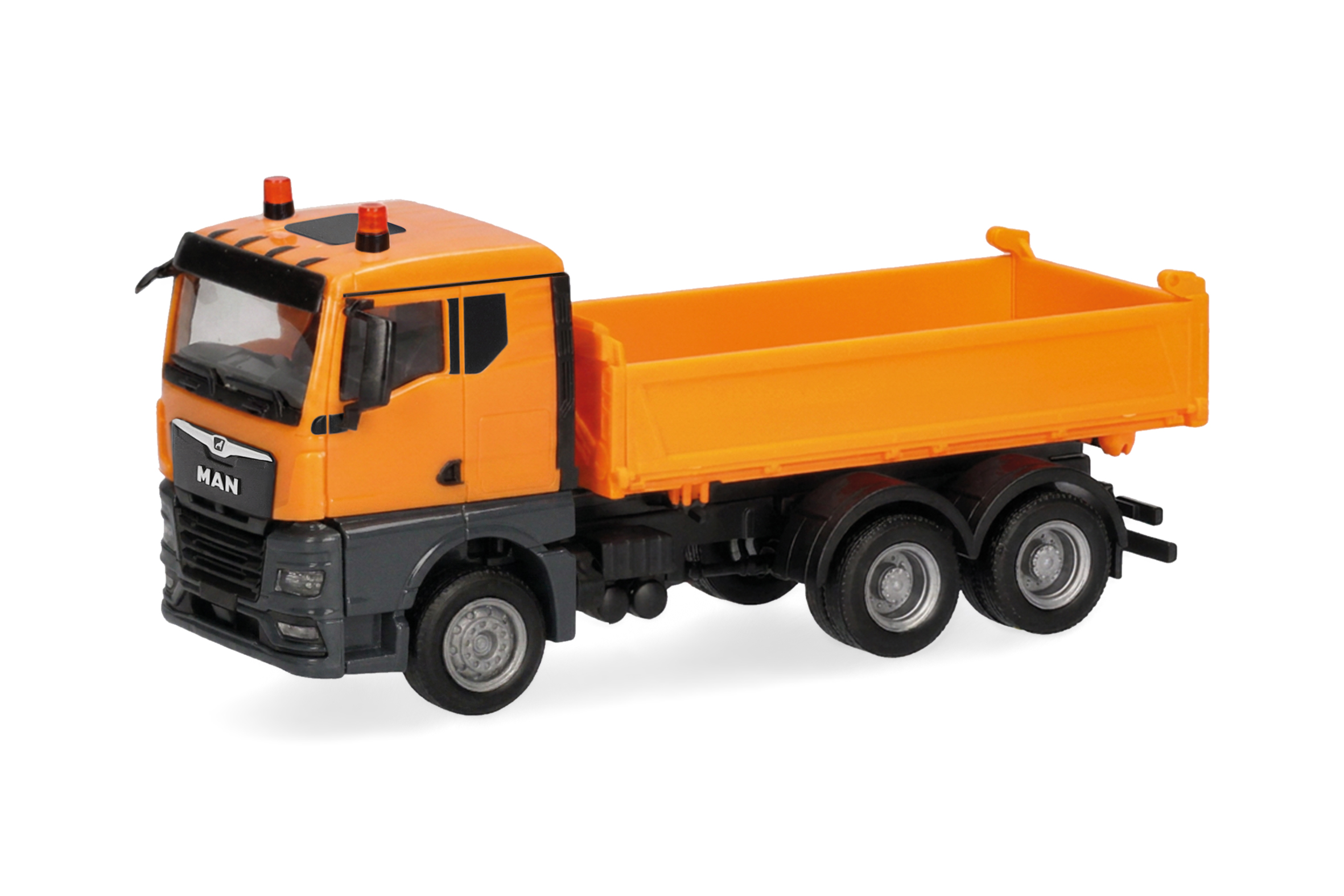 Herpa: MAN TGX GN Kipp-Lkw 3achs, kommunalorange
