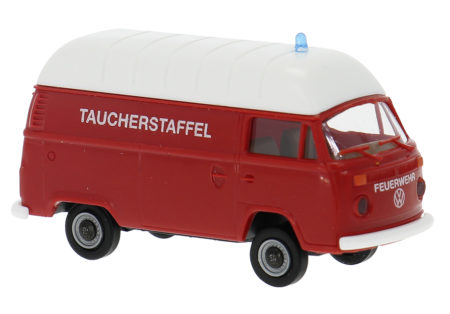 Brekina: VW T2 Kastenwagen mit Hochdach "Feuerwehr Taucherstaffel"