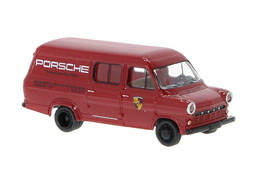 Brekina: Ford Transit Halbbus "Porsche UK"