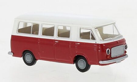 Brekina: Fiat 238 Bus, weiss/rot-0