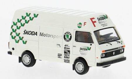 Brekina: VW LT 35 Hochraum-Kastenwagen "Škoda Motorsport" (ČSSR)