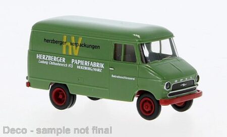 Brekina: Opel Blitz Kasten "Herzberger Papierfabrik"-0