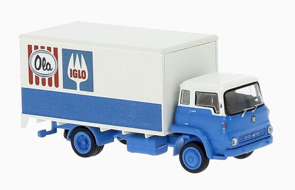 Brekina: Bedford TK Koffer-LKW "Iglo / Ola"-0