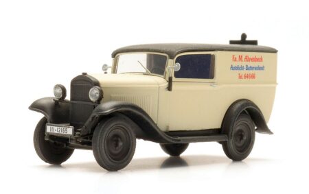 Artitec 1/87 (H0): Opel 1.2l Kastenwagen "Ahrenbeck"